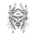 indigenous tattoo design idea