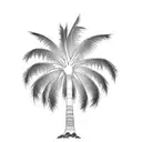 Palm Tree tattoo design idea