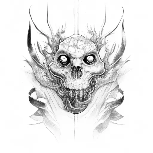 horcruxes tattoo design idea