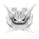 toothless tattoo design idea