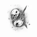 horcruxes tattoo design idea