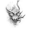 horcruxes tattoo design idea