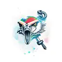 rook tattoo design idea