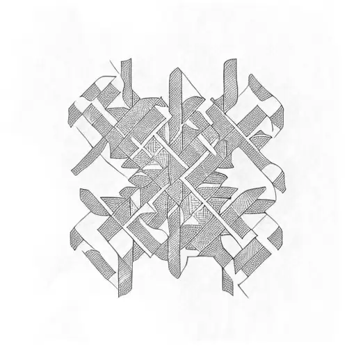 crossword puzzle tattoo design idea