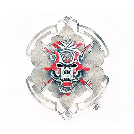 taíno dominicano tattoo design idea