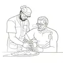 surgeon operating on Zeus tattoo design idea