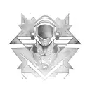 Superman symbol  tattoo design idea