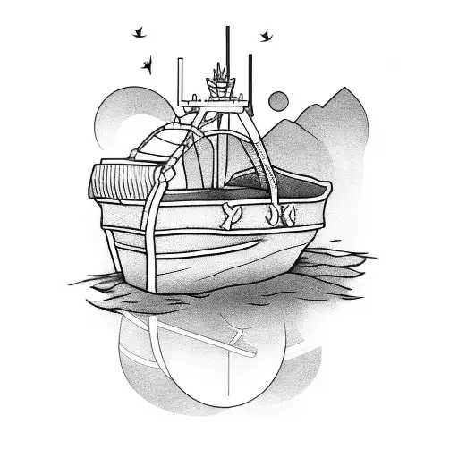 Paper Fishing Boat Tattoo - Best Tattoo Ideas Gallery