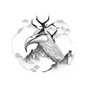 the creation of adam tattoo design idea