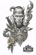 Floki tattoo design idea
