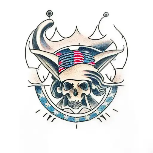 skate tattoo design idea