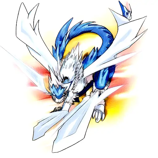 blue eyes white dragon tattoo design idea