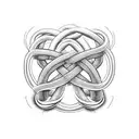 Infinity symbol intertwined with a stethoscope tattoo design idea