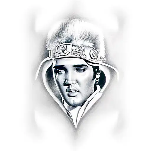 Elvis  tattoo design idea