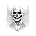 joker tattoo design idea