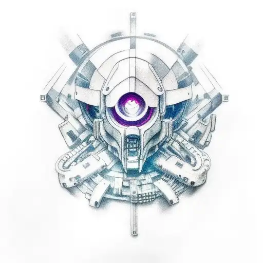 Ghost in the shell movie  tattoo design idea