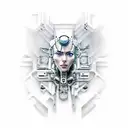 Ghost in the shell movie  tattoo design idea