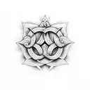flor de lis tattoo design idea