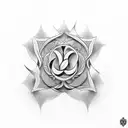 flor de lis tattoo design idea