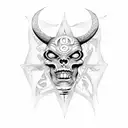 Ouija board demon zozo tattoo design idea