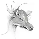 milk and honey  tattoo design idea