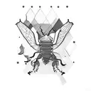 milk and honey  tattoo design idea