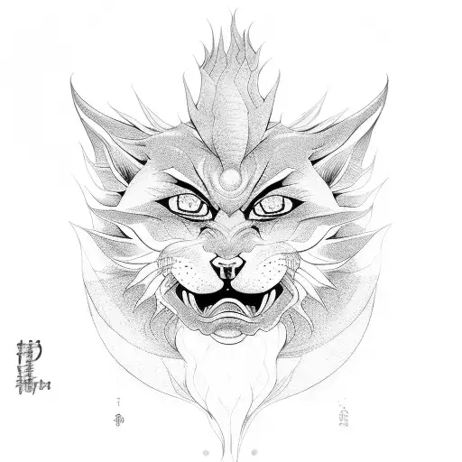 kurama tattoo design idea