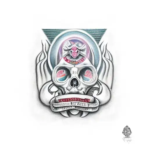 Strength Wisdom Charm Enigma with rooting values tattoo design idea