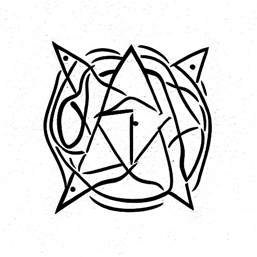 Strength Wisdom Charm Enigma  tattoo design idea