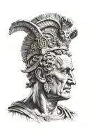 Julius Caesar tattoo design idea