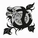 indigenous tattoo design idea