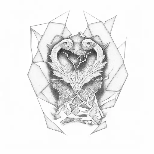 Kintsugi tattoo design idea