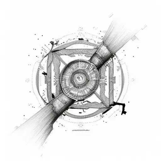 Kintsugi tattoo design idea