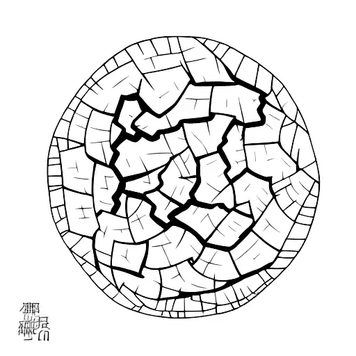 Kintsugi tattoo design idea