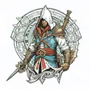 Assassin creed  tattoo design idea