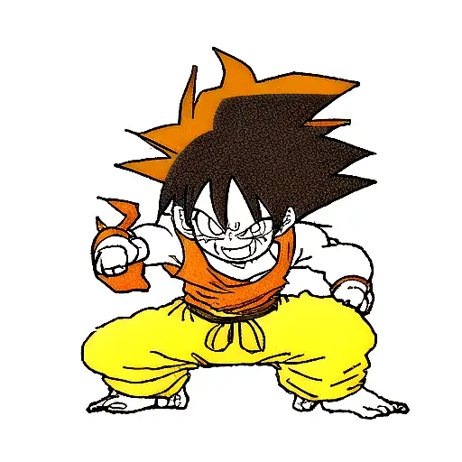 Goku Luffy Naruto Ichigo tattoo design idea