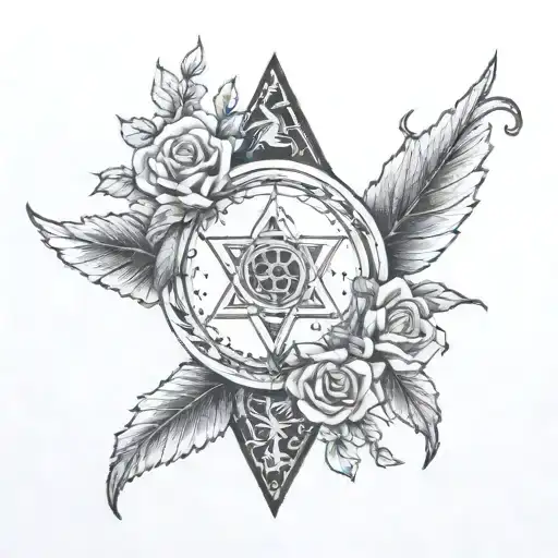 memorial tattoo alexis  wiccan  no roses  tattoo design idea