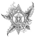 memorial tattoo alexis  wiccan  no roses  tattoo design idea