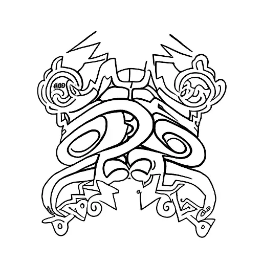 beatles doodle tattoo in sgt pepper era tattoo design idea