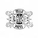 beatles simple tattoo in sgt pepper era tattoo design idea