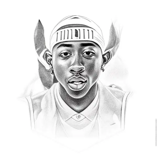 nba youngboy rapper tattoo design idea