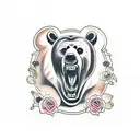 bear putin tattoo design idea