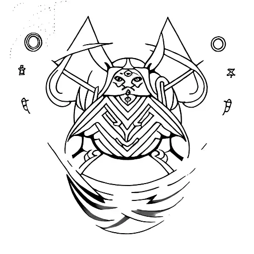 aquarius mix with taurus tattoo design idea