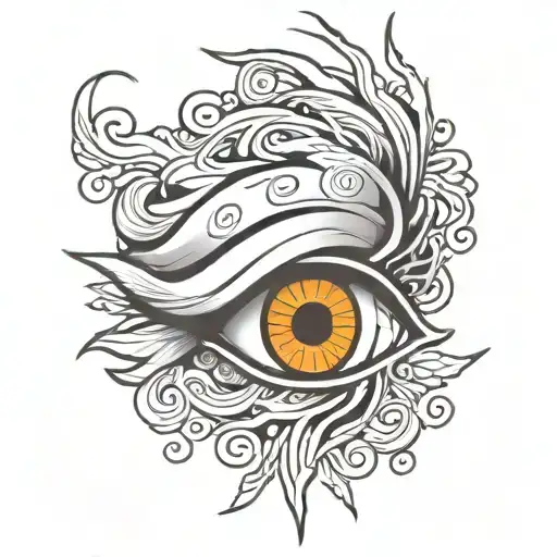 naruto sage eye tattoo design idea