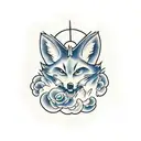 Kitsune tattoo design idea