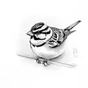 Sparrow tattoo design idea