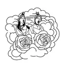 gay bitches tattoo design idea