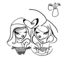 gay bitches tattoo design idea