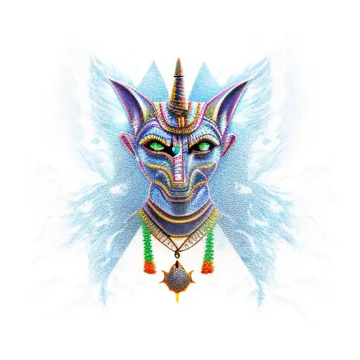 Anubis tattoo design idea