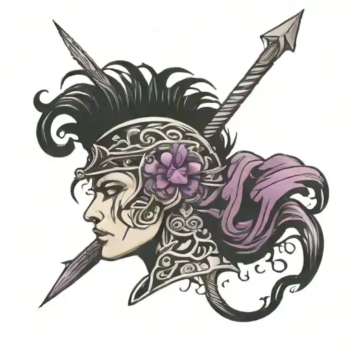 epilepsy warrior brain tattoo design idea